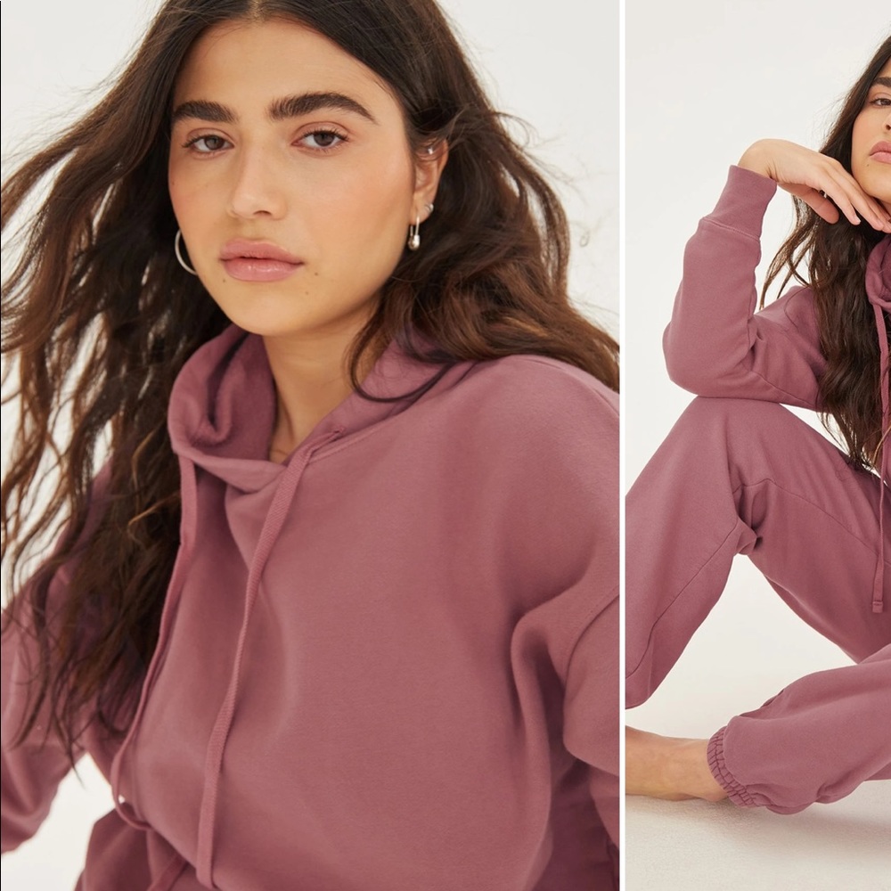Classic sweatshirt mauve girlfriend collec…